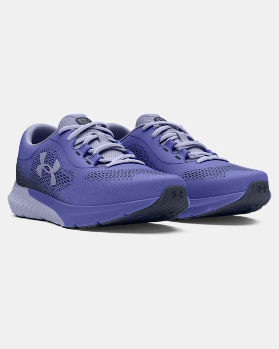 Women's UA Rogue 4 Running Shoes, Purple, pdpMainDesktop image number 3